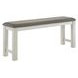 Brook Bay Carbon Gray Upholstered 60" Counter Height Bench