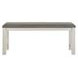 Brook Bay Carbon Gray Upholstered 60" Counter Height Bench