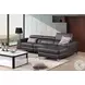 Ariana Gray Italian Leather Reclining RAF Sectional