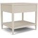 Maren White Sand Rectangular End Table