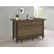 Bellemore Rustic Oak Home Bar Cabinet