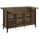 Bellemore Rustic Oak Home Bar Cabinet