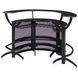 Dallas Smoked And Black Bar Unit Set