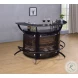 Dallas Smoked And Black Bar Unit Set