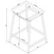 Jovani Clear Counter Height Stool Set Of 2