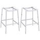 Jovani Clear Bar Stool Set Of 2