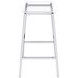 Jovani Clear Bar Stool Set Of 2