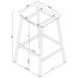 Jovani Clear Bar Stool Set Of 2