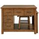 Mayfair Dark Oak 3 Piece Kitchen Island
