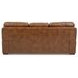 David Pecan Leather Living Room Set