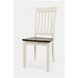 Decatur Lane White Slat Back Side Chair Set of 2