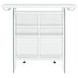 Acosta High Gloss White And Chrome Bar Unit