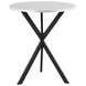 Kenzo Silver And Sandy Black Bar Table