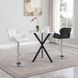 Kenzo Silver And Sandy Black Bar Table