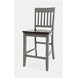 Decatur Lane Grey Counter Height Stool Set of 2