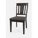 American Rustics Dark Brown Slat Back Side Chair Set of 2