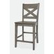 Outer Banks Driftwood Gray 9 Piece Counter Height Dining Set with Storage