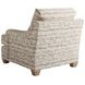 Los Altos Barton Blue and Beige Upholstered Accent Chair