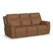 Sawyer Harvest Leather 87" Zero Gravity Power Reclining Sofa with Power Lumbar and USB Charging