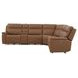 Sawyer Harvest Leather 6 Piece Modular Zero Gravity Power Reclining Sectional with Power Lumbar and USB Charging