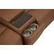 Sawyer Harvest Leather 6 Piece Modular Zero Gravity Power Reclining Sectional with Power Lumbar and USB Charging