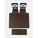 Asbury Park Black and Brown 4 Piece Dining Set with Bench