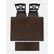 Asbury Park Black and Brown 4 Piece Counter Height Dining Set with Bench