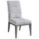 Lowell Blue Upholstered Side Chair with Nailhead Trim