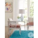Avondale White Alabaster Carrington End Table