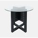 Altamonte Dark Charcoal 48" Round Glass Top Counter Height Dining Table