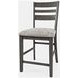 Altamonte Brushed Grey Ladder Back Side Chair Set of 2