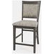 Altamonte Brushed Grey Upholstered Counter Height Stool Set of 2