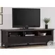 Ashford Black And Rustic Walnut 72" TV Stand