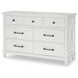 Flatiron Aged White 7 Drawer Dresser