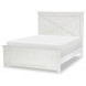 Flatiron Aged White Full Panel Bed