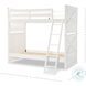 Flatiron Aged White Twin Over Twin Bunk Bed