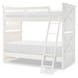 Flatiron Aged White Twin Over Twin Bunk Bed