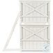 Flatiron Aged White Twin Over Twin Bunk Bed