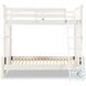 Flatiron Aged White Twin Over Full Bunk Bed