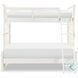 Flatiron Aged White Twin Over Full Bunk Bed