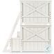 Flatiron Aged White Twin Over Full Bunk Bed