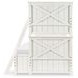 Flatiron Aged White Twin Over Full Bunk Bed