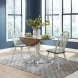 Savannah Crossing Antique Honey and White 57" Extendable Rectangular Gathering Table