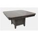 Manchester Grey Adjustable Height Extendable Square Storage Dining Table