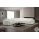 Picasso White Top Grain Leather Power Reclining Sectional