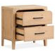 Somerset Butternut 2 Drawer Nightstand with USB Charging