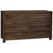 Joinery Espresso Oak Plank Panel Bedroom Set