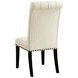 Mapleton Beige Tufted Back Upholstered Side Chair Set of 2
