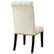 Mapleton Beige Tufted Back Upholstered Side Chair Set of 2