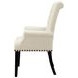 Mapleton Beige Tufted Back Upholstered Arm Chair